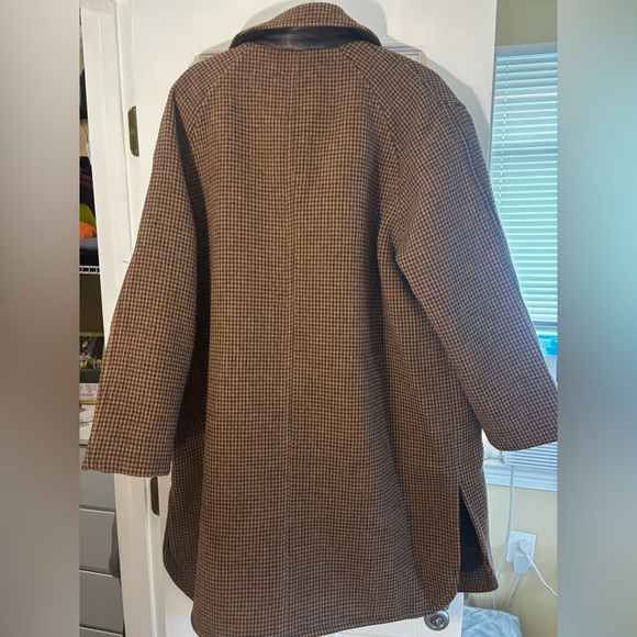 GAP Wool-Blend Oversized Houndstooth Car Coat - Picture 7 of 8